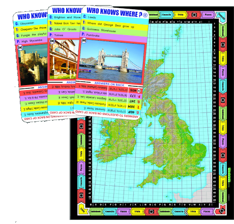 Who Knows Where Game Boards